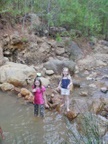 enjoying cool water