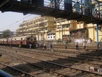 on the trains