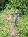 walking jungly trails in Trujillo